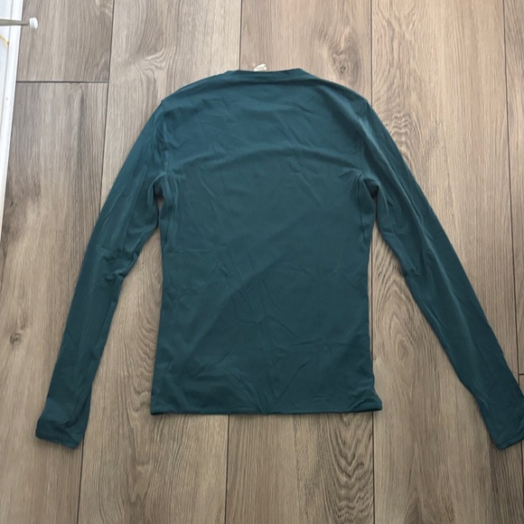 lululemon athletica Deep Teal Wandermost Ultra Soft Nulu Crew Neck long sleeve - Picture 6 of 6
